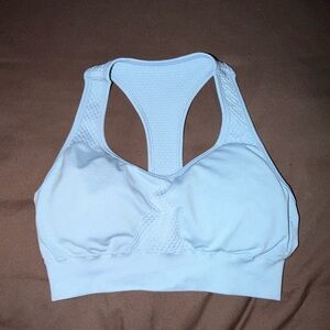 Alphalete Sky Blue Racerback Sports Bra